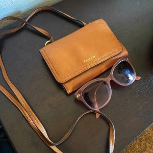 Used Coach Crossbody Clutch Wallet